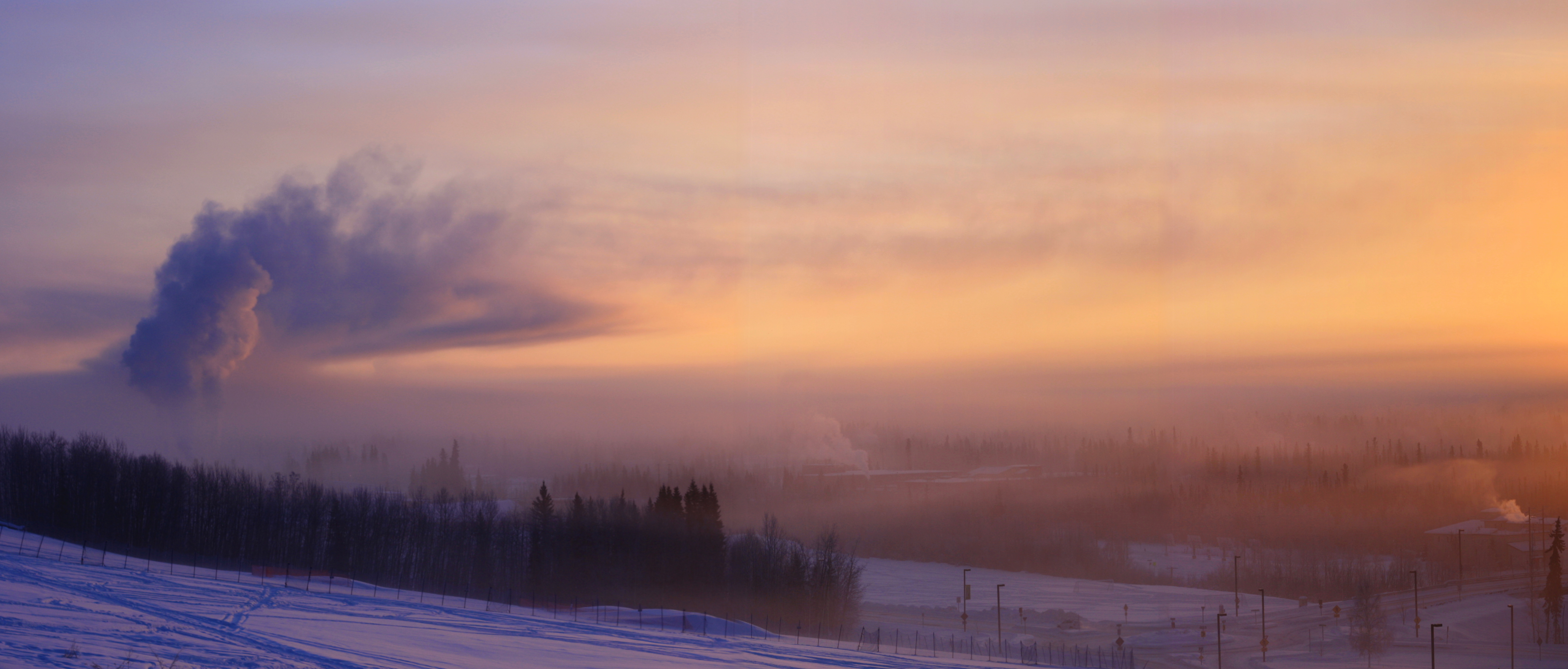 pollution and icefog